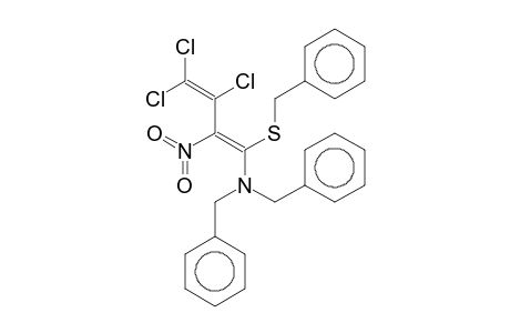 N,N-Dibenzyl-1-(benzylthio)-3,4,4-trichloro-2-nitro-1,3-butadienylamine
