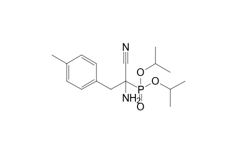 2-amino-2-di(propan-2-yloxy)phosphoryl-3-(4-methylphenyl)propanenitrile