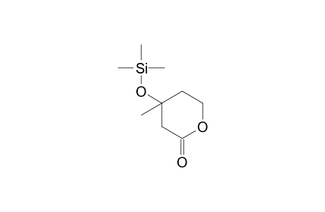 4-Methyl-4-[(trimethylsilyl)oxy]tetrahydro-2H-pyran-2-one