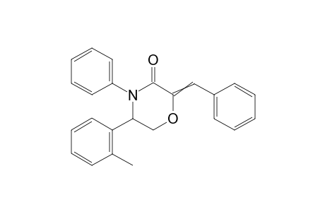 2-Benzylidene-4-phenyl-5-(o-tolyl)morpholin-3-one