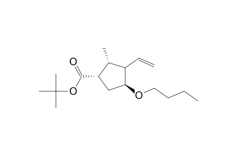 cyclopentanecarboxylic acid-, 4-butoxy-3-ethenyl-2-methyl-, 1,1-dimethylethyl ester (1.alpha.,2.beta.,2.alpha.,4.beta.)