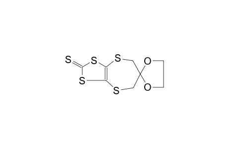 5,7-dihydrospiro[[1,3]dithiolo[4,5-b][1,4]dithiepine-6,2'-[1,3]dioxolane]-2-thione