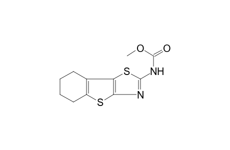 Carbamic acid, N-(5,6,7,8-tetrahydrothiazolo[4,5-b]benzothiophen-2-yl)-, methyl ester