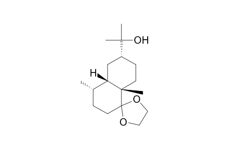 Spiro[1,3-dioxolane-2,1'(2'H)-naphthalene]-6'-methanol, octahydro-.alpha.,.alpha.,4',8'a-tetramethyl-, (4'.alpha.,4'a.beta.,6'.alpha.,8'a.beta.)-