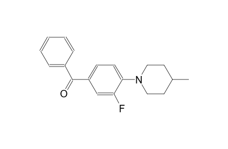 methanone, [3-fluoro-4-(4-methyl-1-piperidinyl)phenyl]phenyl-