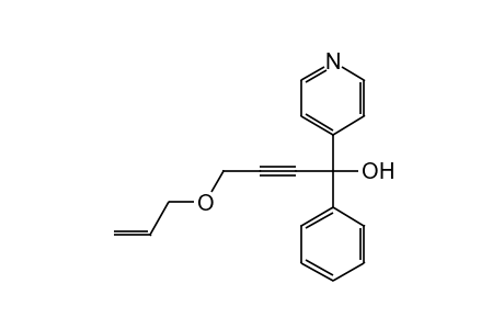 alpha-[3-(allyloxy)-1-propynyl]-alpha-phenyl-4-pyridinemethanol