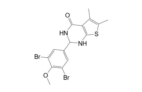 2-(3,5-Dibromo-4-methoxy-phenyl)-5,6-dimethyl-2,3-dihydro-1H-thieno[2,3-d]pyrimidin-4-one