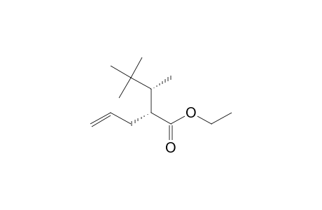 (2R)-2-[(1R)-1,2,2-trimethylpropyl]pent-4-enoic acid ethyl ester