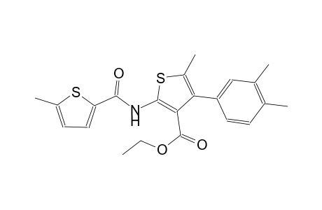 ethyl 4-(3,4-dimethylphenyl)-5-methyl-2-{[(5-methyl-2-thienyl)carbonyl]amino}-3-thiophenecarboxylate