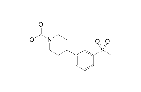 4-(3-Methanesulfonyl-phenyl)-piperidin-1-carboxylic acid methyl ester