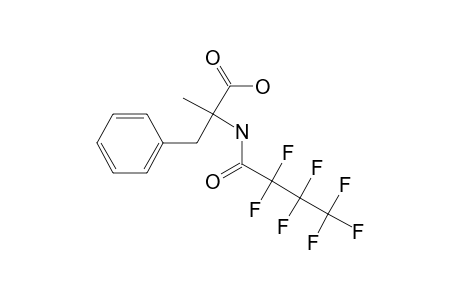 Phenylalanine, dl, .alpha.-methyl-N-heptafluorobutyryl-