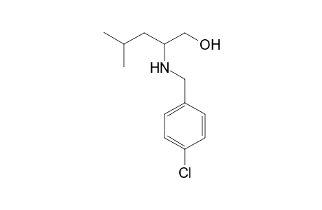 2-[[(4-Chlorophenyl)methyl]amino]-4-methylpentan-1-ol