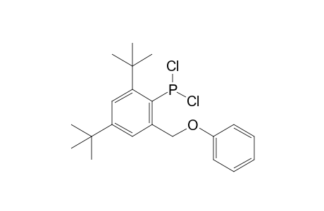 4-Dichlorophosphino-1,3-di-t-butyl-5-(phenyloxymethyl)benzene