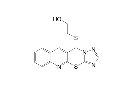 11-(2-Hydroxyethyl)thio[1,2,4]triazolo[5',1':2,3][1,3]thiazino[6,5-b]quinoline