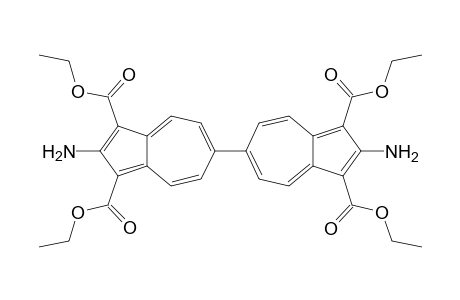 2,2'-Diamino-1,1',3,3'-tetraethoxycarbonyl-6,6'-biazulene