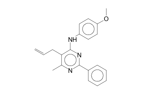 5-allyl-N-(4-methoxyphenyl)-6-methyl-2-phenyl-4-pyrimidinamine