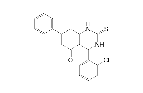 4-(2-Chlorophenyl)-7-phenyl-2-thioxo-1,2,3,4,5,6,7.8-octahydroquinazoline-5-one