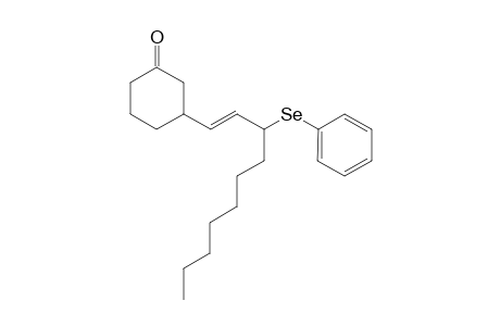 (E)-3-[3-(Phenylselanyl)dec-1-enyl]cyclohexanone