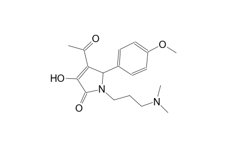 2H-pyrrol-2-one, 4-acetyl-1-[3-(dimethylamino)propyl]-1,5-dihydro-3-hydroxy-5-(4-methoxyphenyl)-