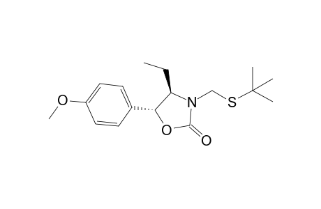 (4R,5R)-3-(tert-butylsulfanylmethyl)-4-ethyl-5-(4-methoxyphenyl)oxazolidin-2-one