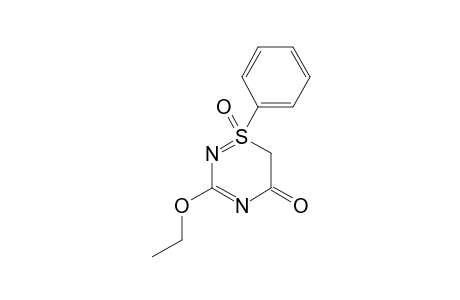 3-ETHOXY-1-PHENYL-1,2,4-THIA(SIV)DIAZIN-5(4H)-ONE, 1-OXIDE