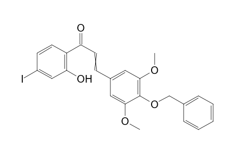 2'-Hydroxy-4'-iodo-4-benzyloxy-3,5-dimethoxy chalcone
