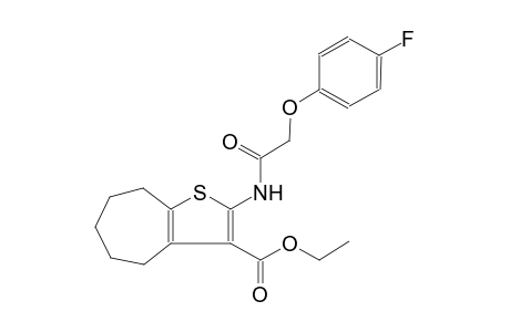 4H-cyclohepta[b]thiophene-3-carboxylic acid, 2-[[(4-fluorophenoxy)acetyl]amino]-5,6,7,8-tetrahydro-, ethyl ester