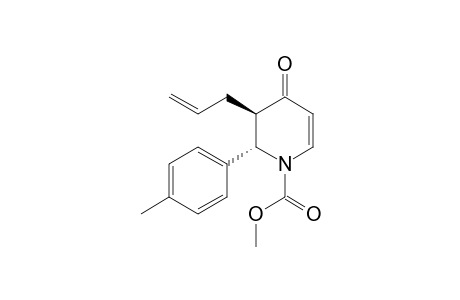 (2S,3R)-methyl 3-allyl-4-oxo-2-(p-tolyl)-3,4-dihydropyridine-1(2H)-carboxylate