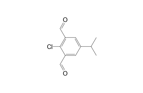 2-Chloranyl-5-propan-2-yl-benzene-1,3-dicarbaldehyde