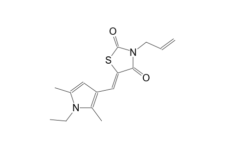 (5Z)-3-allyl-5-[(1-ethyl-2,5-dimethyl-1H-pyrrol-3-yl)methylene]-1,3-thiazolidine-2,4-dione