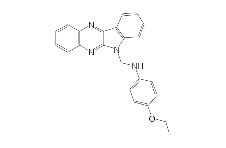 6-[(p-PHENETIDINO)METHYL]-6H-INDOLO[2,3-b]QUINOXALINE