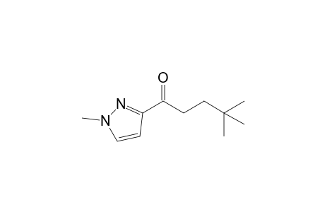 4,4-dimethyl-1-(1-methyl-3-pyrazolyl)-1-pentanone
