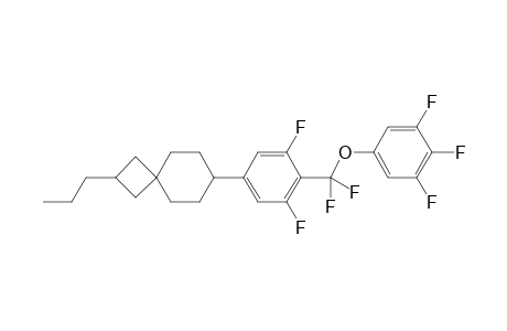 7-[4-[difluoro-(3,4,5-trifluorophenoxy)methyl]-3,5-difluoro-phenyl]-2-propyl-spiro[3.5]nonane