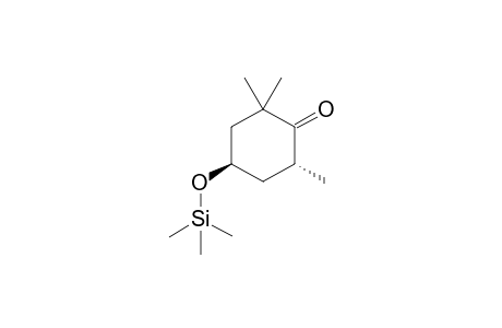 (4R,6R)-2,2,6-trimethyl-4-trimethylsilyloxycyclohexan-1-one