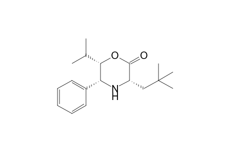 (3S,5R,6S)-3-(2,2-dimethylpropyl)-5-phenyl-6-propan-2-yl-2-morpholinone