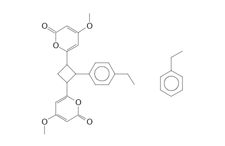 CYCLOBUTANE, R-1,T-3-BIS(4-METHOXY-2-OXO-2H-PYRAN-6-YL)-C-2,T-4-BIS(4-ETHYLPHENYL)-