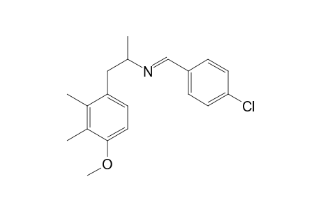 1-(4-Chlorophenyl)-N-[1-(4-methoxy-2,3-dimethylphenyl)propan-2-yl]methanimine