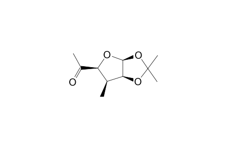.beta.-L-lyxo-Hexofuranos-5-ulose, 3,6-dideoxy-3-methyl-1,2-O-(1-methylethylidene)-