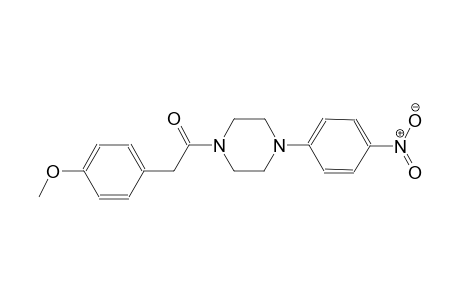 1-[(4-methoxyphenyl)acetyl]-4-(4-nitrophenyl)piperazine