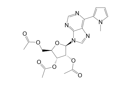 9H-Purine, 6-(1-methyl-1H-pyrrol-2-yl)-9-(2,3,5-tri-O-acetyl-.beta.-D-ribofuranosyl)-