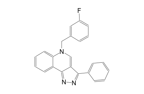 5H-pyrazolo[4,3-c]quinoline, 5-[(3-fluorophenyl)methyl]-3-phenyl-