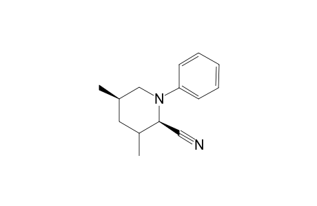 (2R*,5R*)-1-(Phenylpiperidine)-3,5-dimethyl-2-carbonitrile