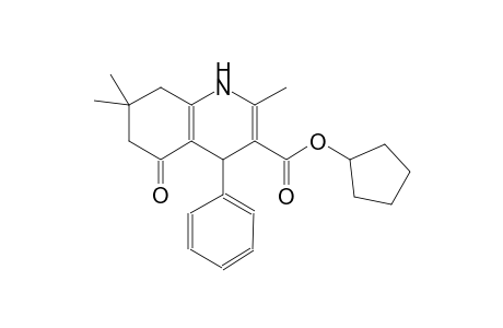 cyclopentyl 2,7,7-trimethyl-5-oxo-4-phenyl-1,4,5,6,7,8-hexahydro-3-quinolinecarboxylate