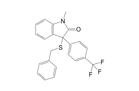 3-(Benzylthio)-1-methyl-3-[4-(trifluoromethyl)phenyl]indolin-2-one