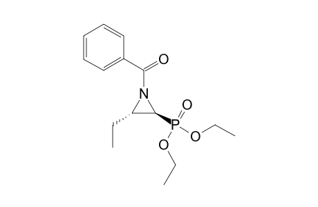 (+)-DIETHYL-(2S,3S)-1-BENZOYL-3-ETHYL-AZIRIDIN-2-YL-PHOSPHONATE