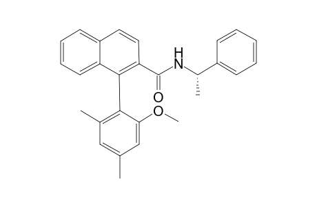 (P,1"S)-1-(2'-Methoxy-4',6'-dimethylphenyl)-2-naphthoic acid 1"-phenylethylamide