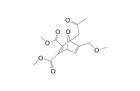 4-acetonyl-5-(methoxymethyl)-7-oxabicyclo[2.2.1]hepta-2,5-diene-2,3-dicarboxylic acid dimethyl ester