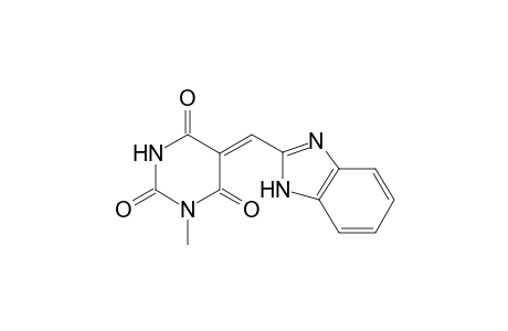 (5Z)-5-(1H-benzimidazol-2-ylmethylene)-1-methyl-barbituric acid
