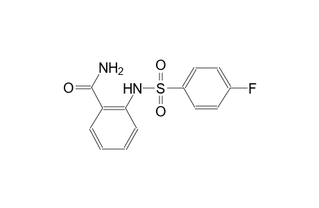 2-{[(4-fluorophenyl)sulfonyl]amino}benzamide