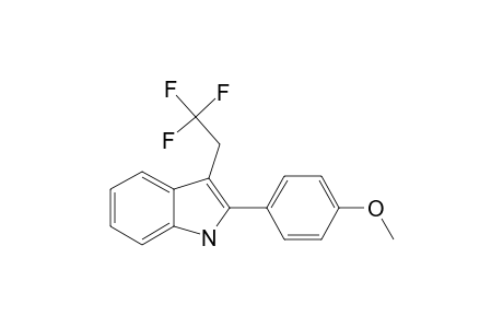 3-(2,2,2-TRIFLUOROETHYL)-2-(4-METHOXYPHENYL)-INDOLE